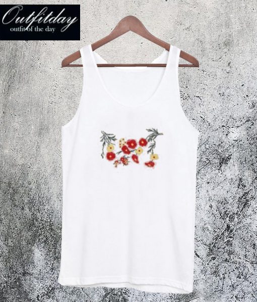 Knit Floral Tanktop