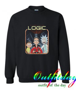 Logic Rick And Morty Trending Sweatshirt