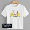 Old Bicycle Print T Shirt