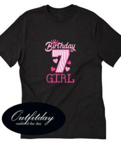 Pink Zebra Birthday T-Shirt