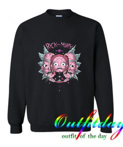 RICK AND MORTY HEAD SPLIT PSYCHEDELIC Trending Sweatshirt
