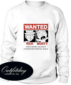 Rick & Morty On Wanted Poster Trending Sweatshirt