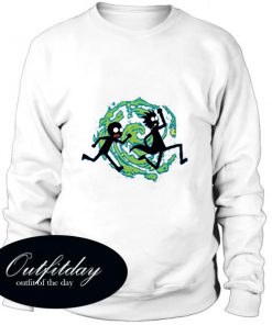 Rick and Morty T-Shirt – Forever Silhouettes Trending Sweatshirt