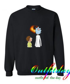 Rick and Morty black hole Trending Sweatshirt