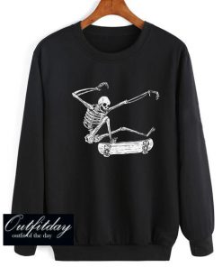 Skateboarding Skeleton Sweatshirt