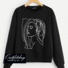 Svart Figur Sweatshirt