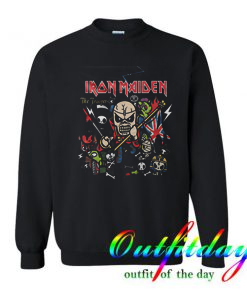 Tokidoki Iron Maiden Black sweatshirt