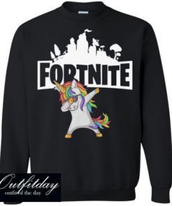 Unicorn Dadbing Fortnite Sweatshirt