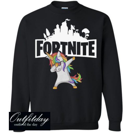 Unicorn Dadbing Fortnite Sweatshirt