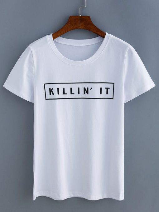 White Letters T-Shirt