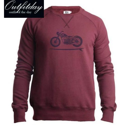 Wine Biker Surfer Sweatshirt