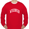 Wisconsin Font Sweatshirt