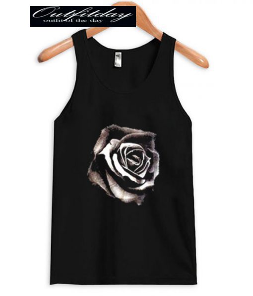 black rose tank top