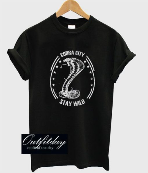 cobra city stay wild t-shirt