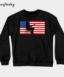American Patriotic Fisherman Sweatshirt B22