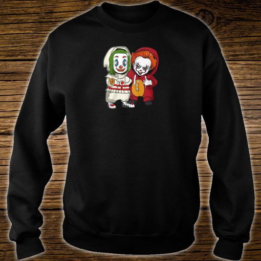 Baby Joker and Pennywise horror movies characters Sweatshirt B22