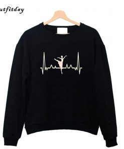 Ballet Dancer Heartbeat Sweatshirt B22