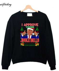 Best Trump Ugly Christmas Inappropriate Jingle Bells Sweatshirt B22