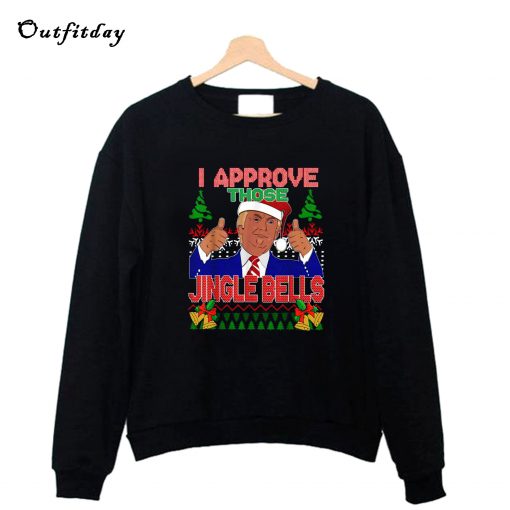 Best Trump Ugly Christmas Inappropriate Jingle Bells Sweatshirt B22