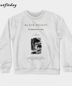 Black Beauty Anna Sewell Title Page Sweatshirt B22