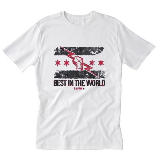 CM Punk Best In The World White T-Shirt B22