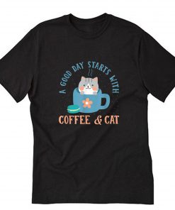 Cat Coffee Mug Cats For Girls T-Shirt B22