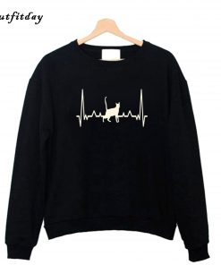 Cat Heartbeat Sweatshirt B22