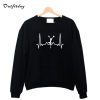 Cheerleader Heartbeat Sweatshirt B22