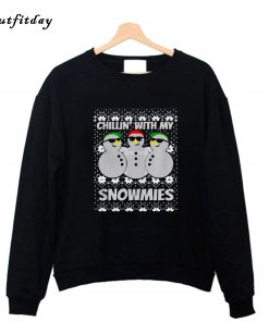 Chillin with my Snowmies Christmas ugly Sweatshirt B22