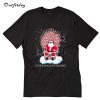 Christmas Is Coming Santa Candy Cane Throne T-Shirt B22