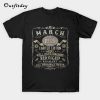 Classic 60th birthday gift Vintage March 1959 T-Shirt B22