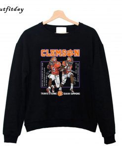 Clemson Tigers Travis Etienne Isaiah Simmons Sweatshirt B22
