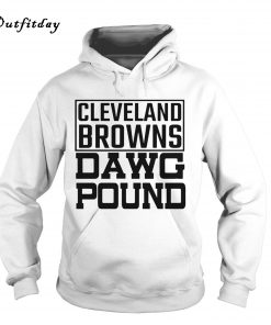 Cleveland Browns Freddie Kitchens Dawg Pound Hoodie B22