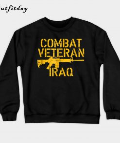 Combat Veteran Iraq Sweatshirt B22