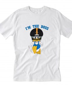 Duck Hodges I’m The Boss White T-Shirt B22