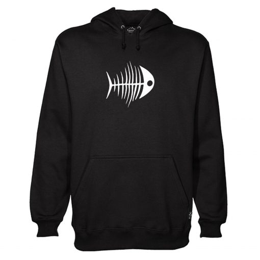 Fishbone Black Hoodie B22