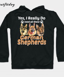 German Shepherd Lovers Moms Dads Sayings Hoodie B22