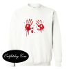 Halloween Bloody Hands Sweatshirt B22