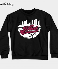 Heat Basketball Miami Skyline Sweatshirt B22