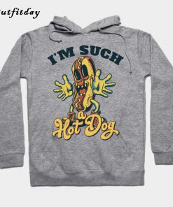 I'M SUCH A HOT DOG COMIC Hoodie B22