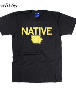 Iowa Native Black T-Shirt B22