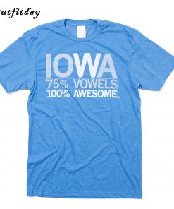 Iowa Vowels T-Shirt B22