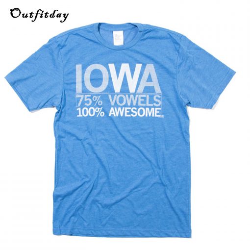 Iowa Vowels T-Shirt B22