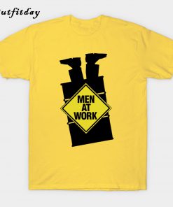 Men At Work Cut Out T-Shirt B22