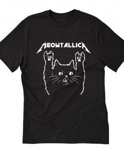 Meowtallica Kittens Love Meow Cute Cat’s Christmas T-Shirt B22