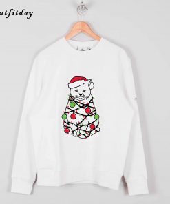 Meowy Christmas Sweatshirt B22