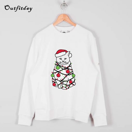 Meowy Christmas Sweatshirt B22