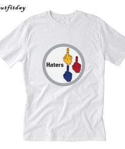 Middle finger Steelers Haters T-Shirt B22