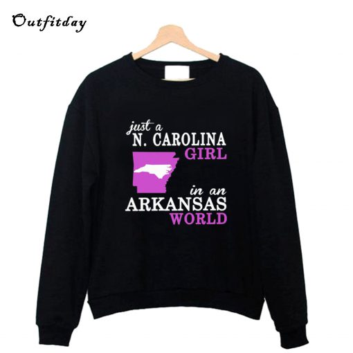 N Carolina Arkansas Sweatshirt B22