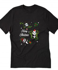 Pandas Santa Hat Christmas Tree Ornament Decor T-Shirt B22